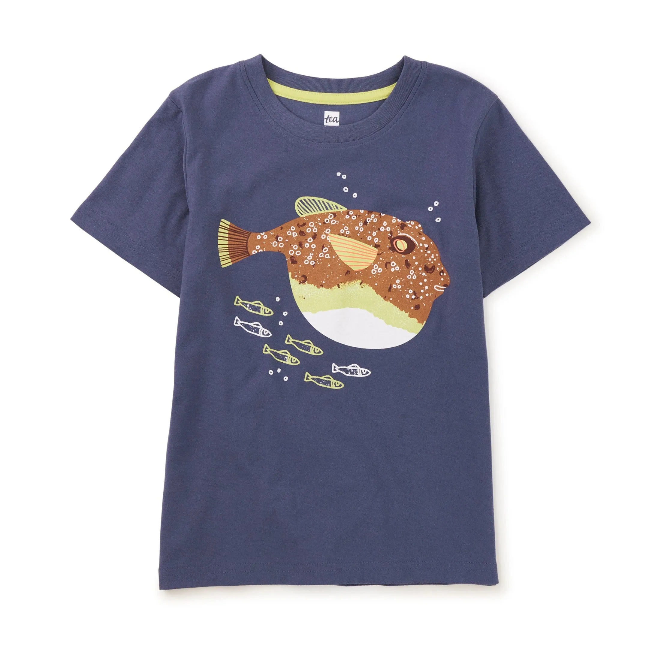 Tea Collection Painted Puffer Graphic Tee