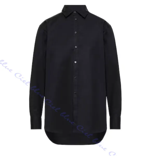 VALENTINO  |Button-down Long Sleeves Plain Luxury Shirts