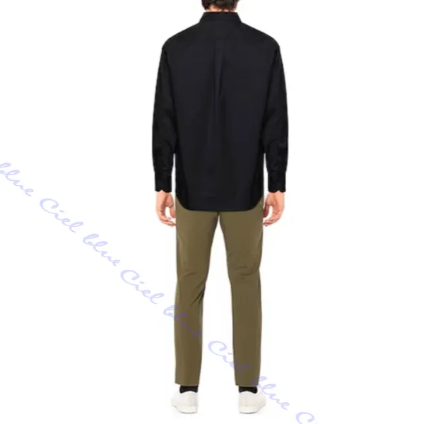 VALENTINO  |Button-down Long Sleeves Plain Luxury Shirts