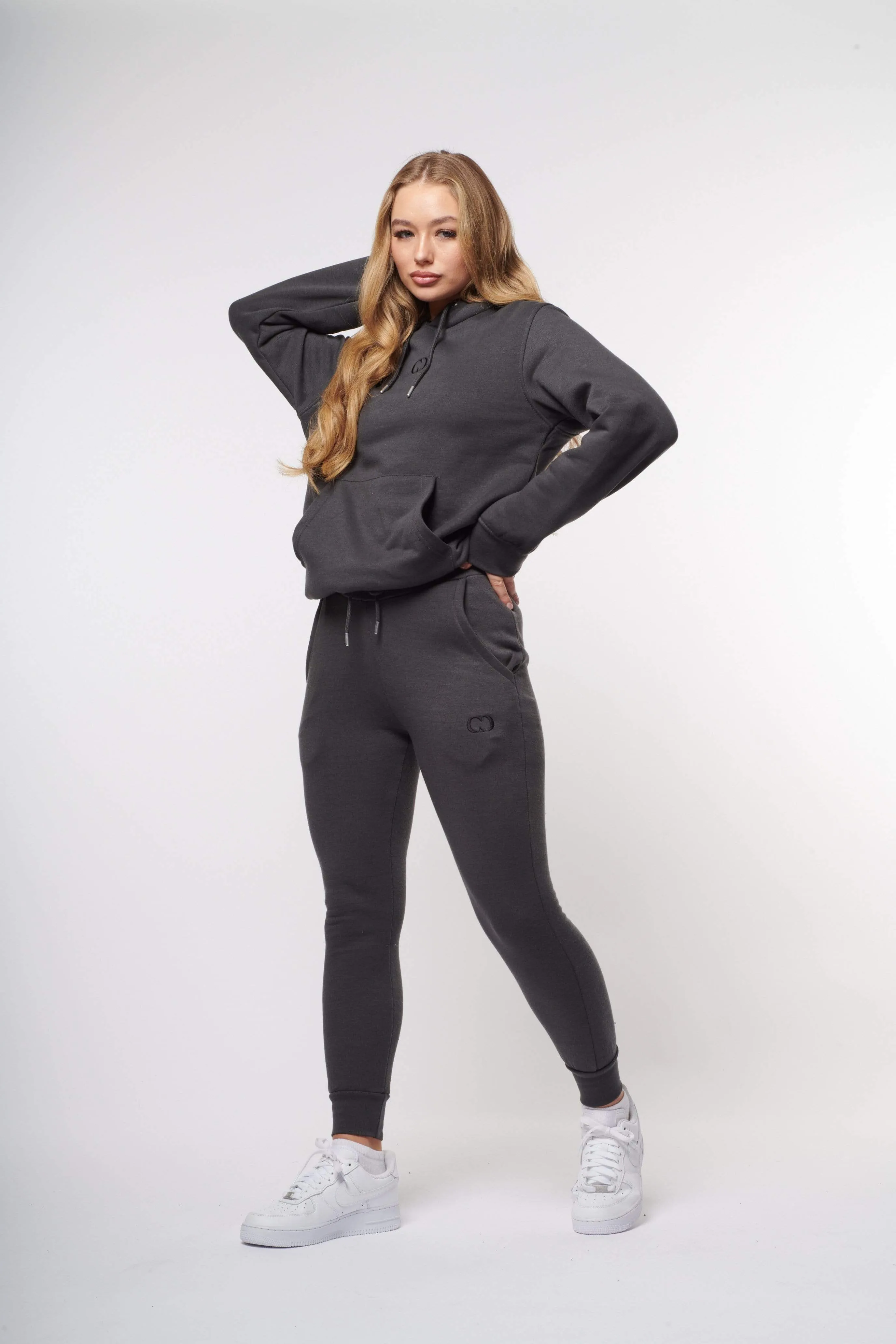 WOMENS ECO ESSENTIAL RECYCLED JOGGER - CHARCOAL