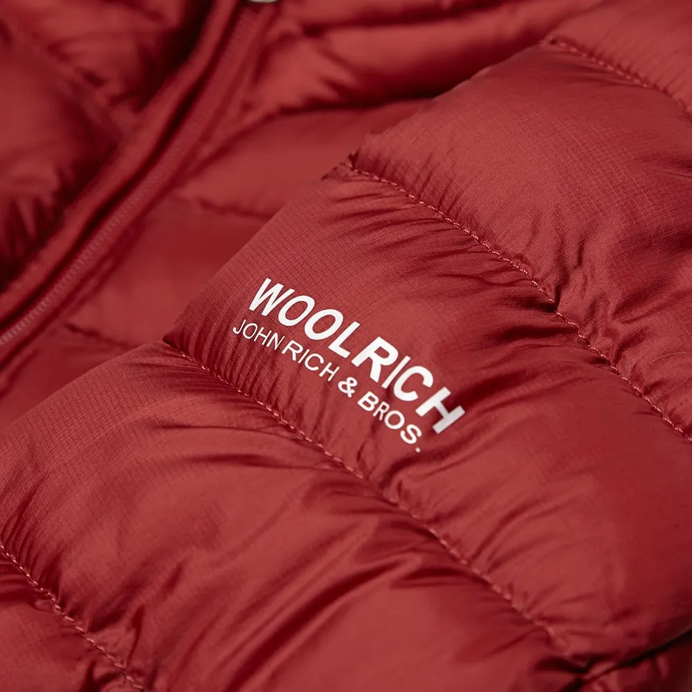 Woolrich Ripstop Down JacketRed