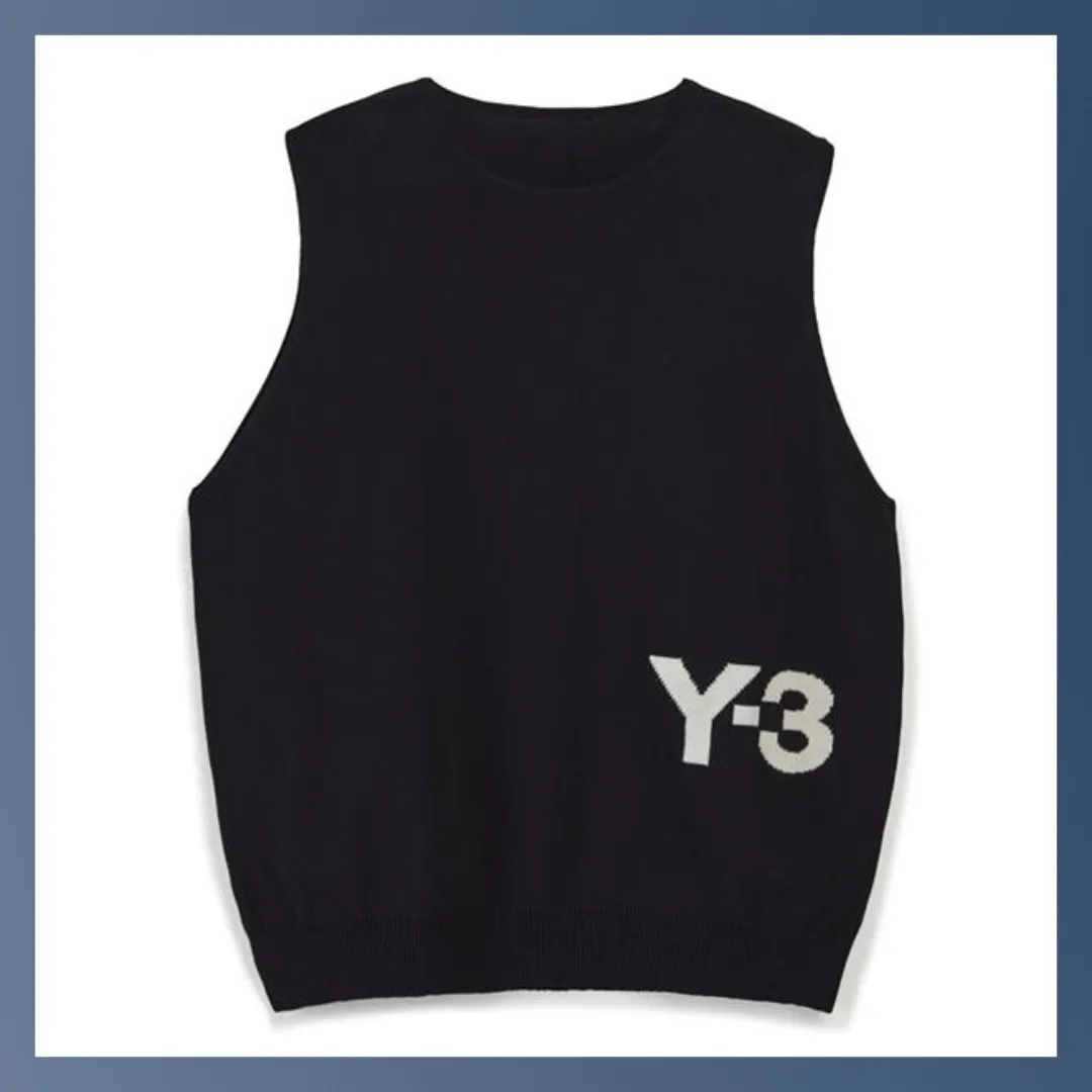 Y-3  |Plain Logo Designers Vests & Gillets